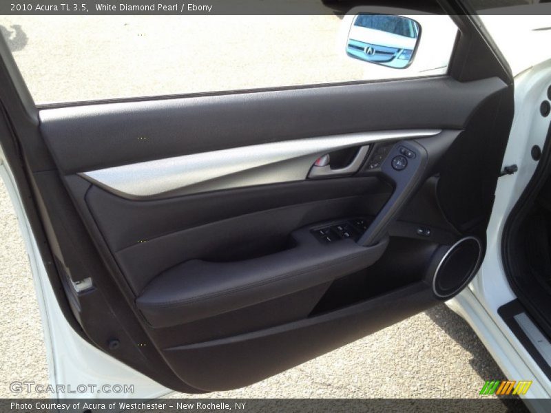 White Diamond Pearl / Ebony 2010 Acura TL 3.5