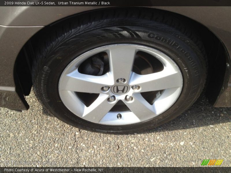 Urban Titanium Metallic / Black 2009 Honda Civic LX-S Sedan