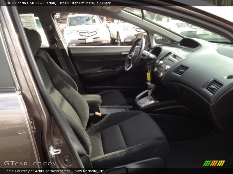 Urban Titanium Metallic / Black 2009 Honda Civic LX-S Sedan