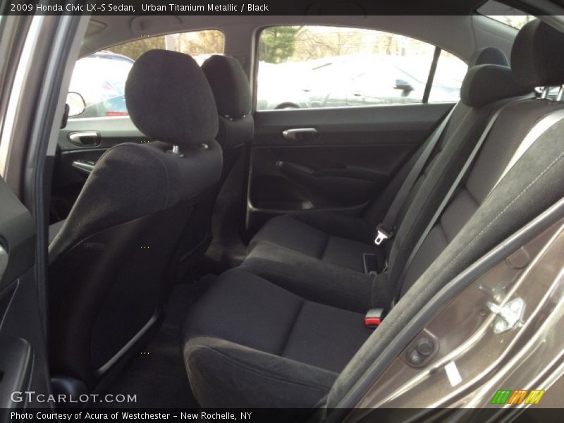 Urban Titanium Metallic / Black 2009 Honda Civic LX-S Sedan
