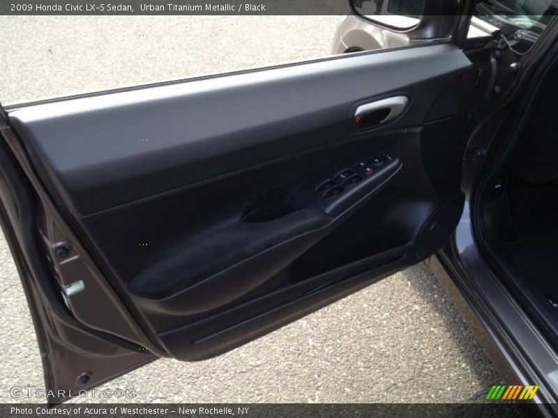 Urban Titanium Metallic / Black 2009 Honda Civic LX-S Sedan