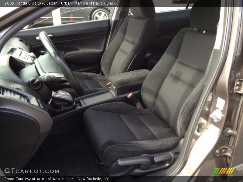 Urban Titanium Metallic / Black 2009 Honda Civic LX-S Sedan