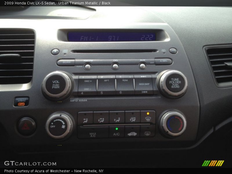 Urban Titanium Metallic / Black 2009 Honda Civic LX-S Sedan