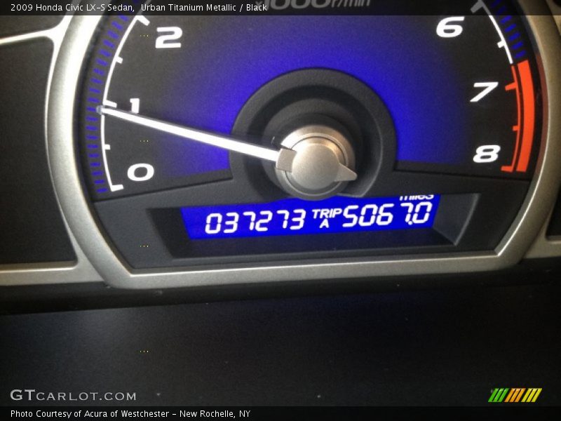 Urban Titanium Metallic / Black 2009 Honda Civic LX-S Sedan