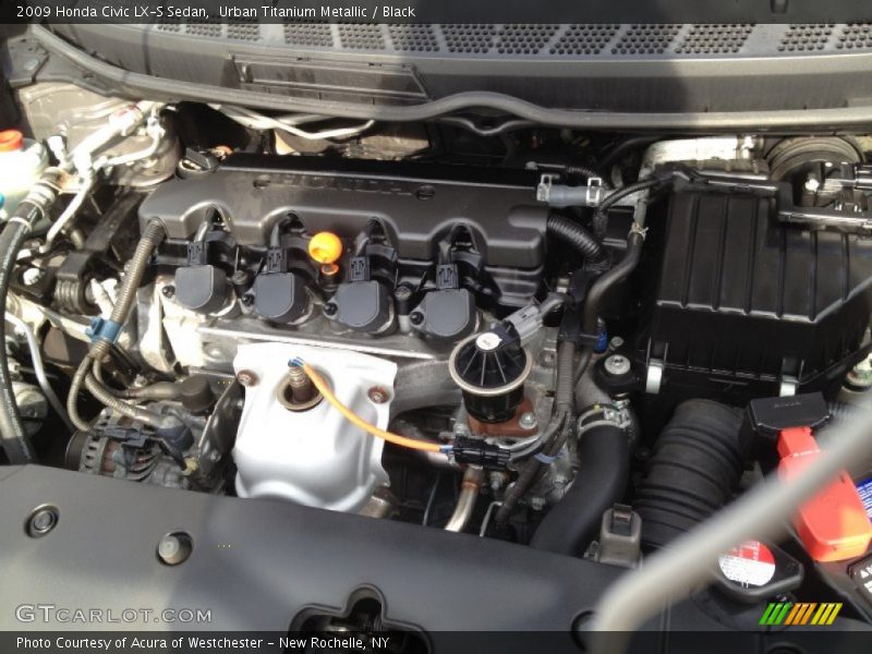 Urban Titanium Metallic / Black 2009 Honda Civic LX-S Sedan