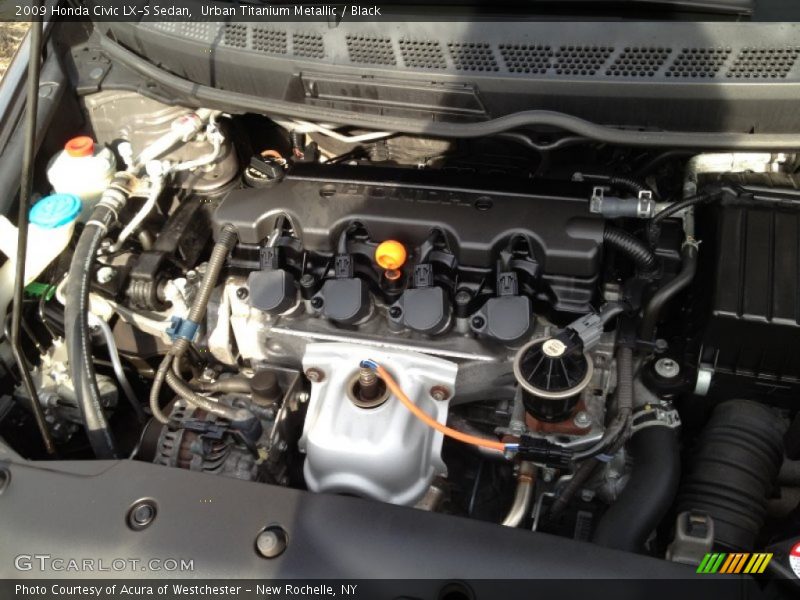 Urban Titanium Metallic / Black 2009 Honda Civic LX-S Sedan