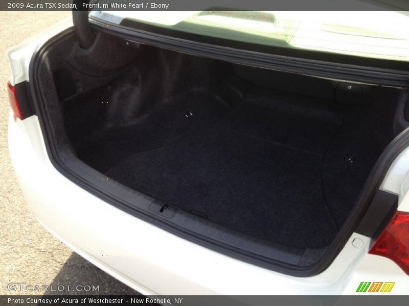 Premium White Pearl / Ebony 2009 Acura TSX Sedan