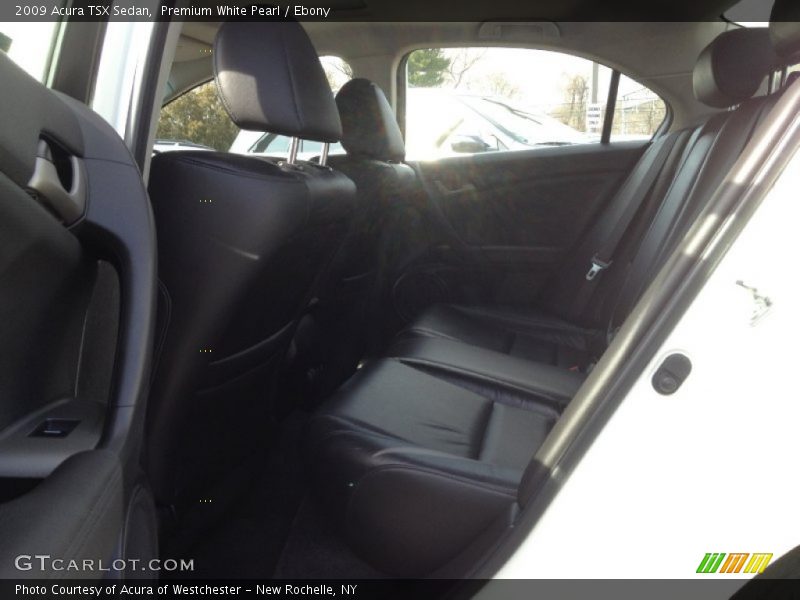 Premium White Pearl / Ebony 2009 Acura TSX Sedan