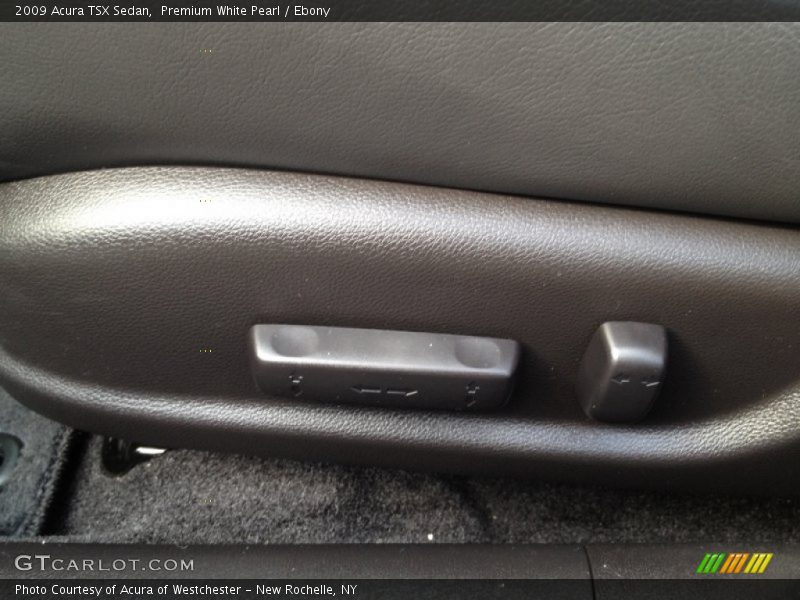 Premium White Pearl / Ebony 2009 Acura TSX Sedan