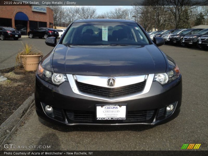 Grigio Metallic / Ebony 2010 Acura TSX Sedan