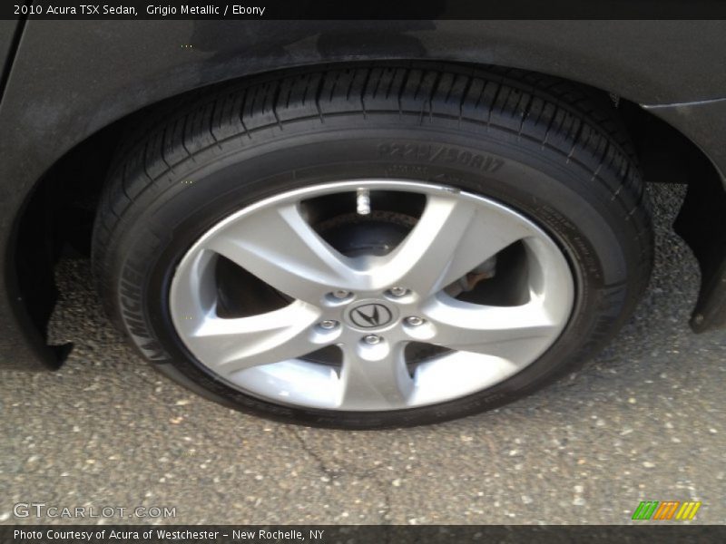 Grigio Metallic / Ebony 2010 Acura TSX Sedan