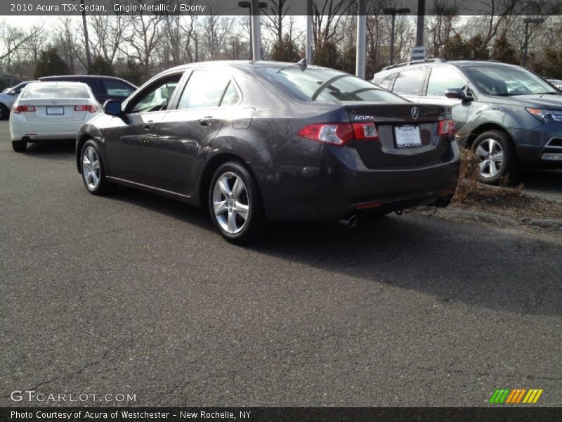 Grigio Metallic / Ebony 2010 Acura TSX Sedan