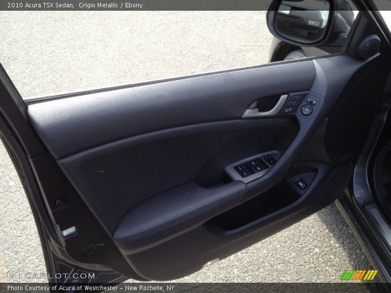 Grigio Metallic / Ebony 2010 Acura TSX Sedan
