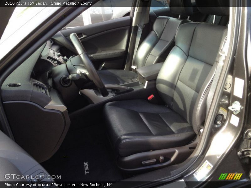 Grigio Metallic / Ebony 2010 Acura TSX Sedan