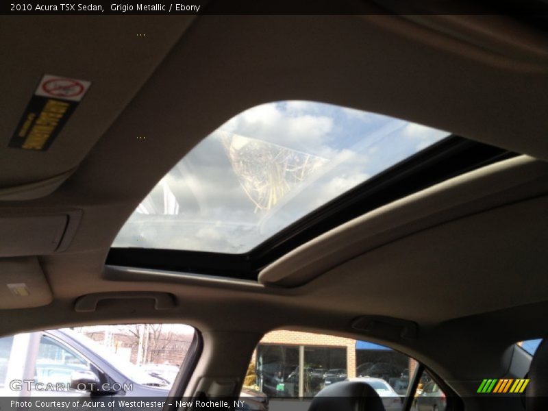 Grigio Metallic / Ebony 2010 Acura TSX Sedan