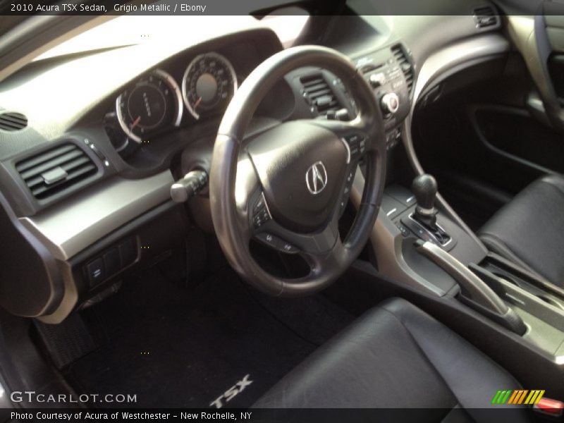 Grigio Metallic / Ebony 2010 Acura TSX Sedan