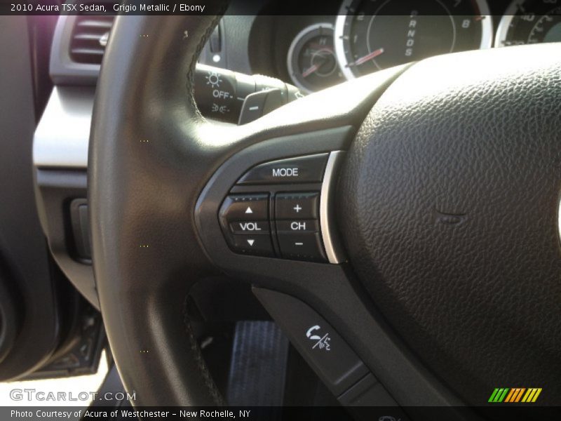 Grigio Metallic / Ebony 2010 Acura TSX Sedan
