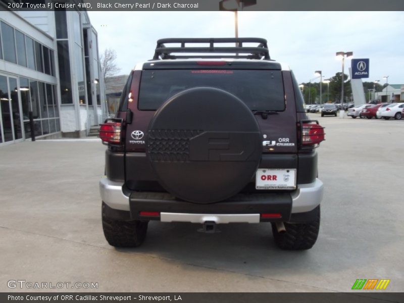 Black Cherry Pearl / Dark Charcoal 2007 Toyota FJ Cruiser 4WD