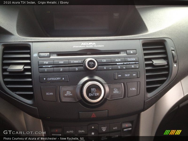 Grigio Metallic / Ebony 2010 Acura TSX Sedan