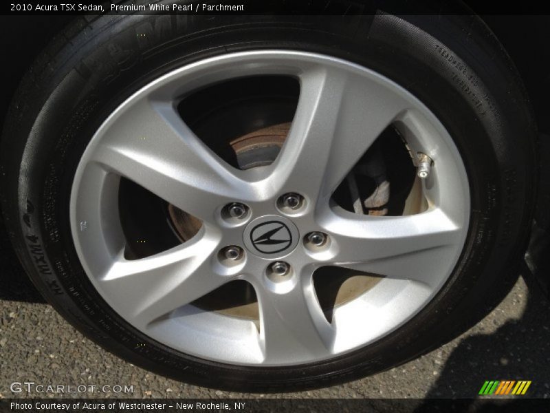 Premium White Pearl / Parchment 2010 Acura TSX Sedan