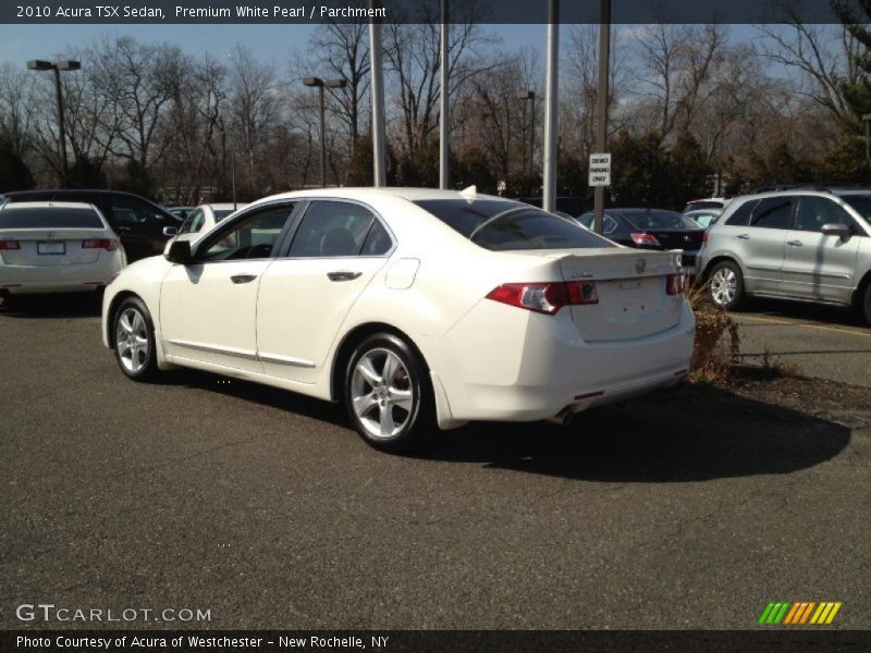 Premium White Pearl / Parchment 2010 Acura TSX Sedan