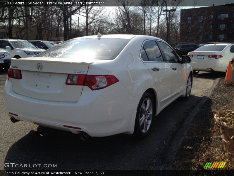Premium White Pearl / Parchment 2010 Acura TSX Sedan