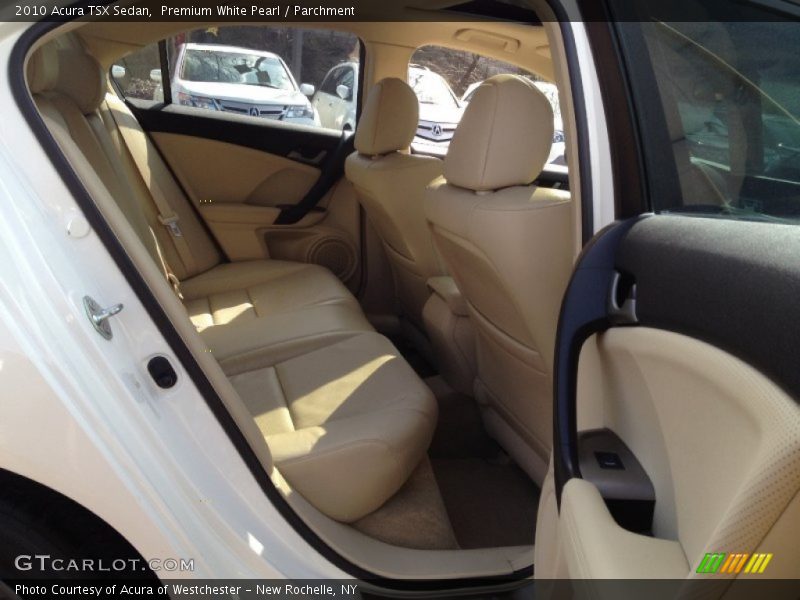 Premium White Pearl / Parchment 2010 Acura TSX Sedan