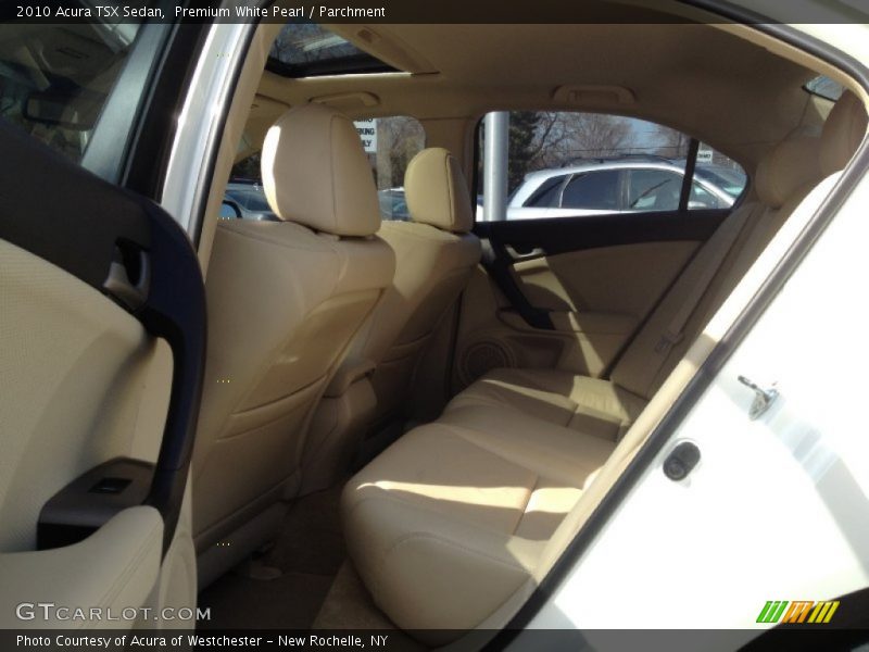 Premium White Pearl / Parchment 2010 Acura TSX Sedan