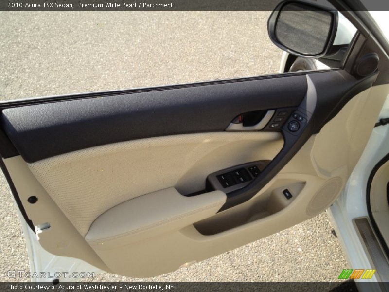 Premium White Pearl / Parchment 2010 Acura TSX Sedan