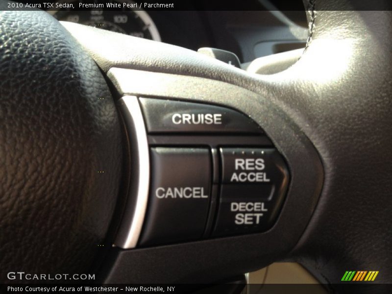 Premium White Pearl / Parchment 2010 Acura TSX Sedan
