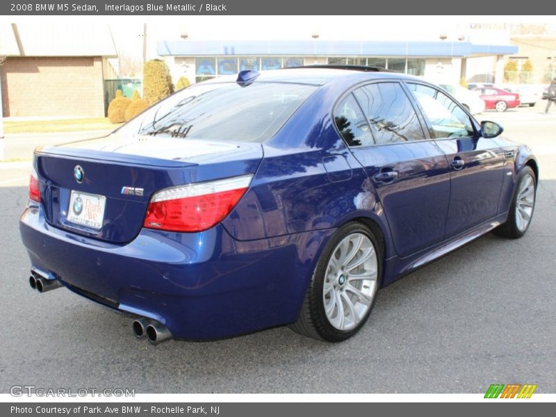 Interlagos Blue Metallic / Black 2008 BMW M5 Sedan