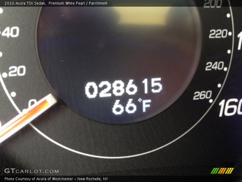 Premium White Pearl / Parchment 2010 Acura TSX Sedan