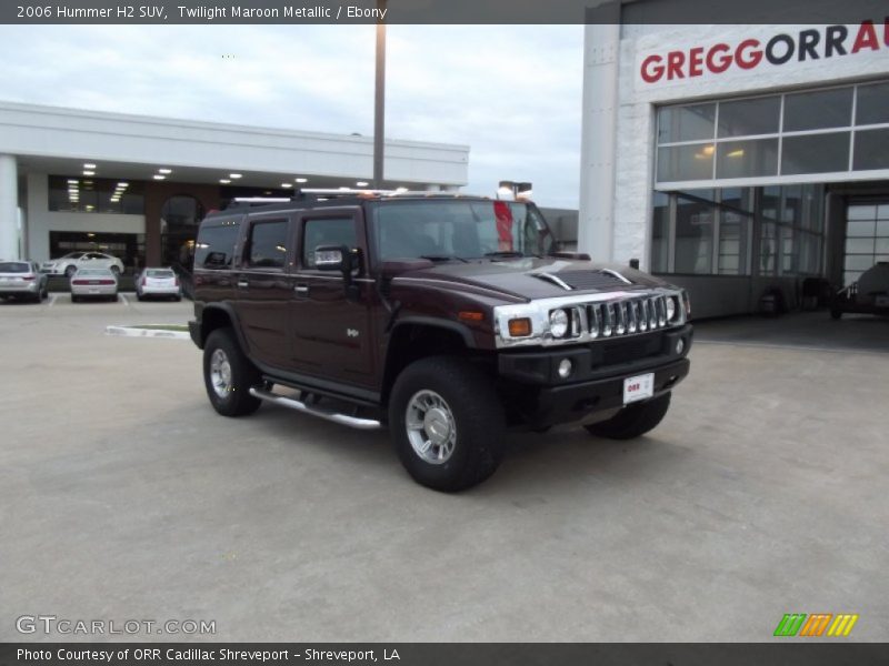 Twilight Maroon Metallic / Ebony 2006 Hummer H2 SUV