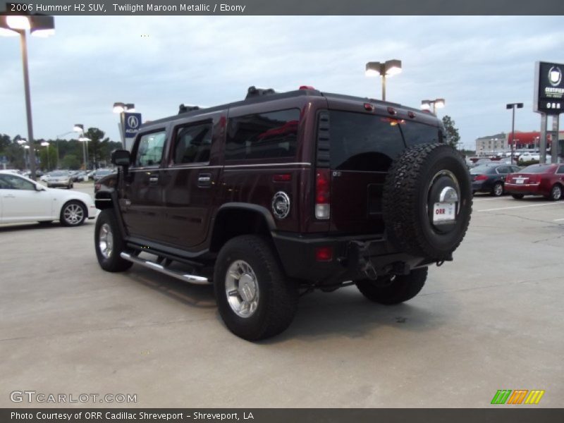 Twilight Maroon Metallic / Ebony 2006 Hummer H2 SUV