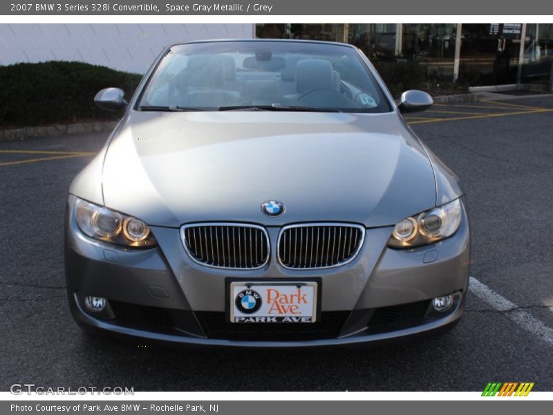 Space Gray Metallic / Grey 2007 BMW 3 Series 328i Convertible