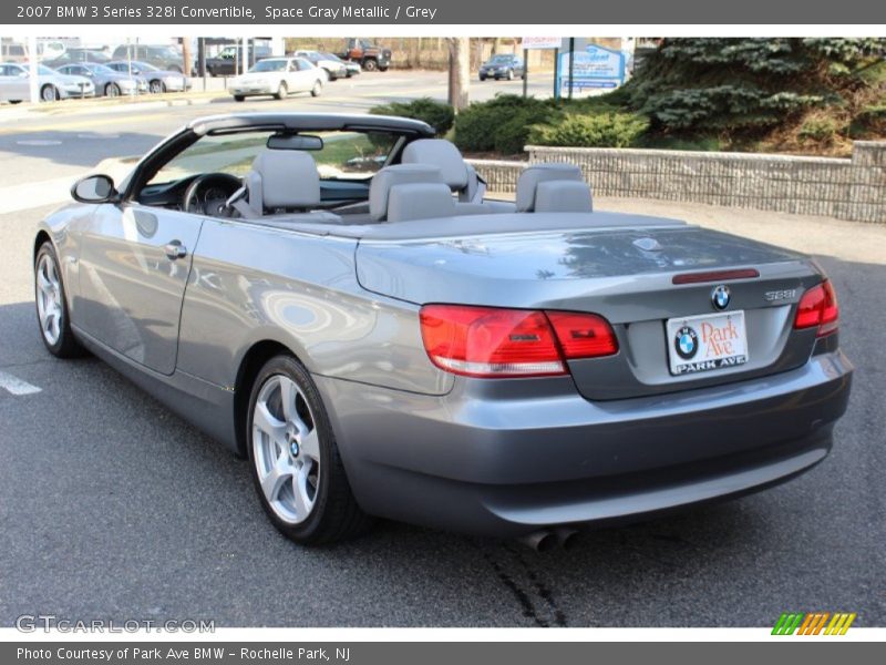 Space Gray Metallic / Grey 2007 BMW 3 Series 328i Convertible