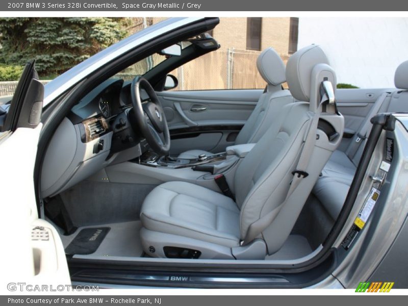 Space Gray Metallic / Grey 2007 BMW 3 Series 328i Convertible