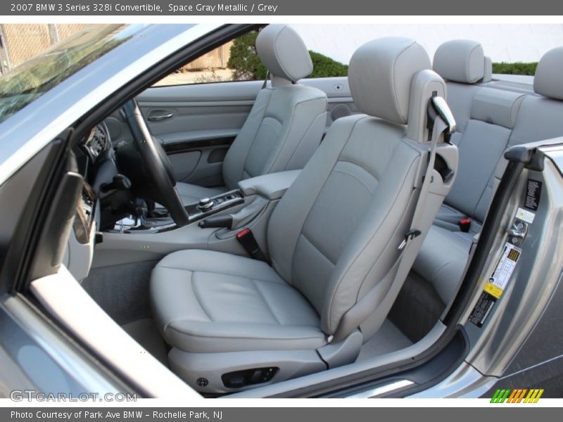 Space Gray Metallic / Grey 2007 BMW 3 Series 328i Convertible