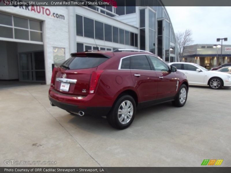 Crystal Red Tintcoat / Shale/Ebony 2012 Cadillac SRX Luxury