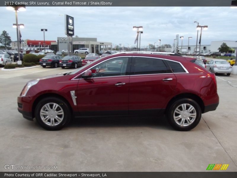 Crystal Red Tintcoat / Shale/Ebony 2012 Cadillac SRX Luxury