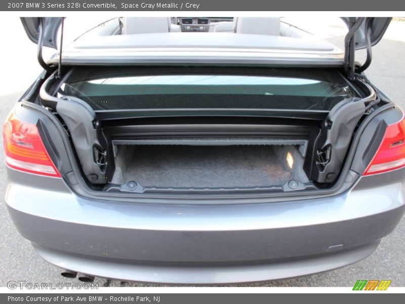 Space Gray Metallic / Grey 2007 BMW 3 Series 328i Convertible