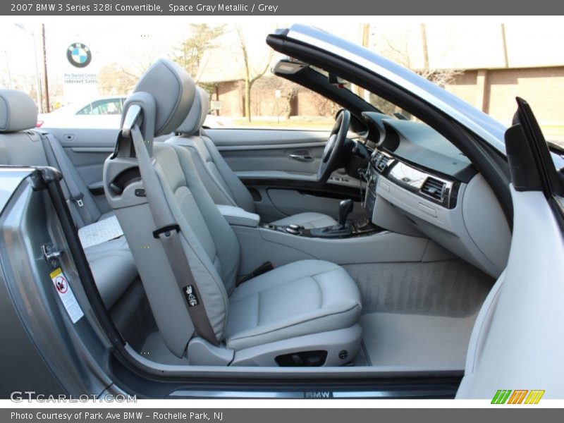Space Gray Metallic / Grey 2007 BMW 3 Series 328i Convertible