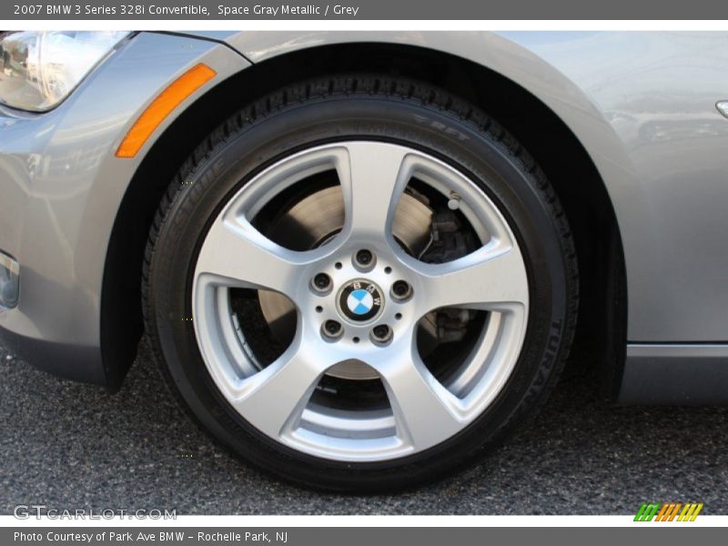 Space Gray Metallic / Grey 2007 BMW 3 Series 328i Convertible
