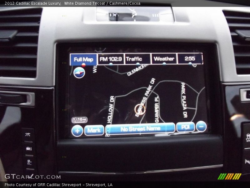 White Diamond Tricoat / Cashmere/Cocoa 2012 Cadillac Escalade Luxury