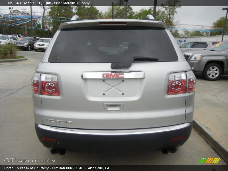 Quicksilver Metallic / Ebony 2009 GMC Acadia SLE
