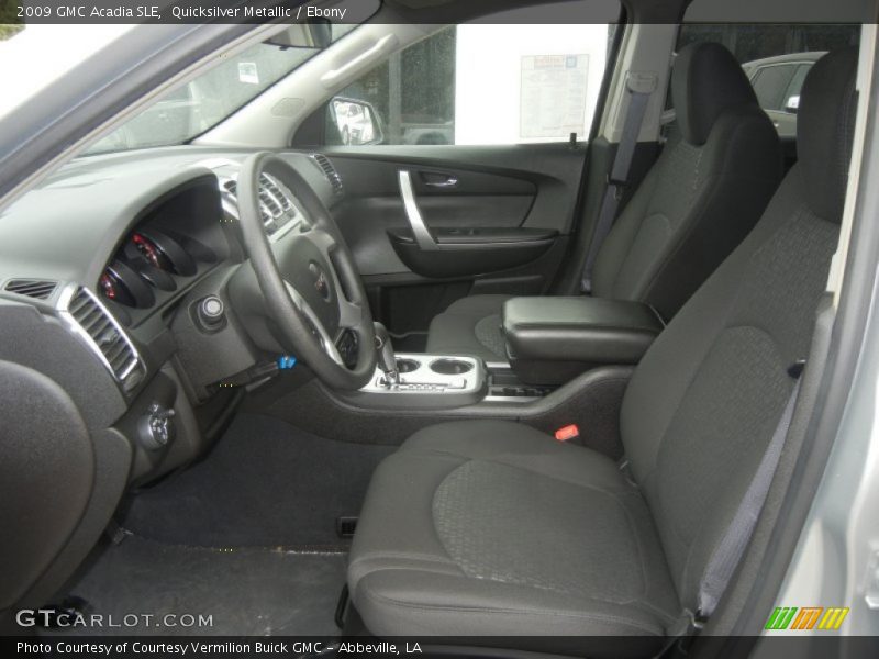 Quicksilver Metallic / Ebony 2009 GMC Acadia SLE