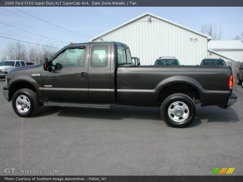 Dark Stone Metallic / Tan 2005 Ford F350 Super Duty XLT SuperCab 4x4