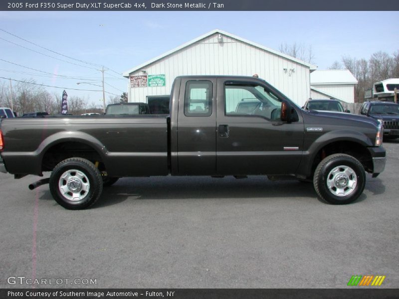 Dark Stone Metallic / Tan 2005 Ford F350 Super Duty XLT SuperCab 4x4
