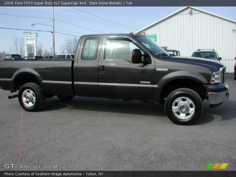 Dark Stone Metallic / Tan 2005 Ford F350 Super Duty XLT SuperCab 4x4