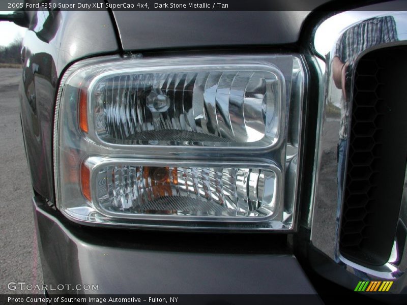 Dark Stone Metallic / Tan 2005 Ford F350 Super Duty XLT SuperCab 4x4